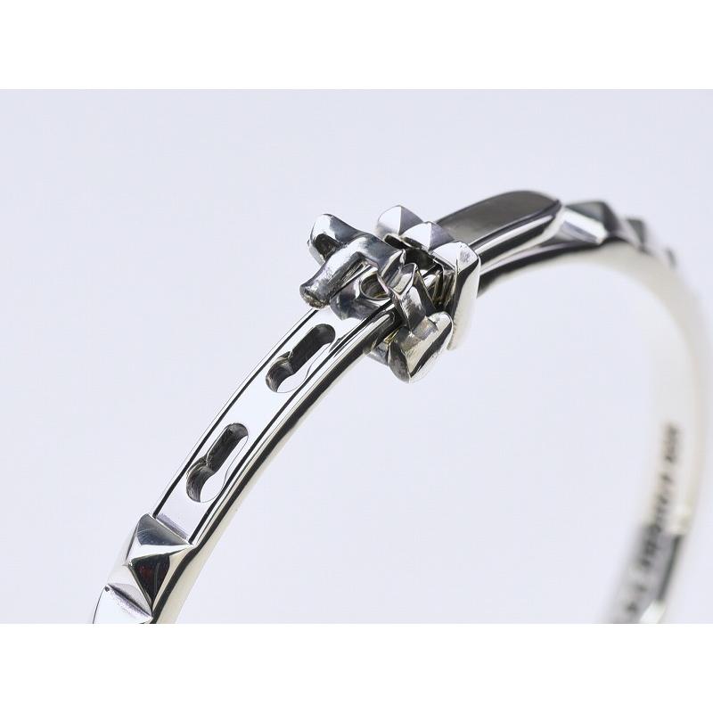 一点物】燻加工シルバー925 チェーンブレスレット トグルクラスプ