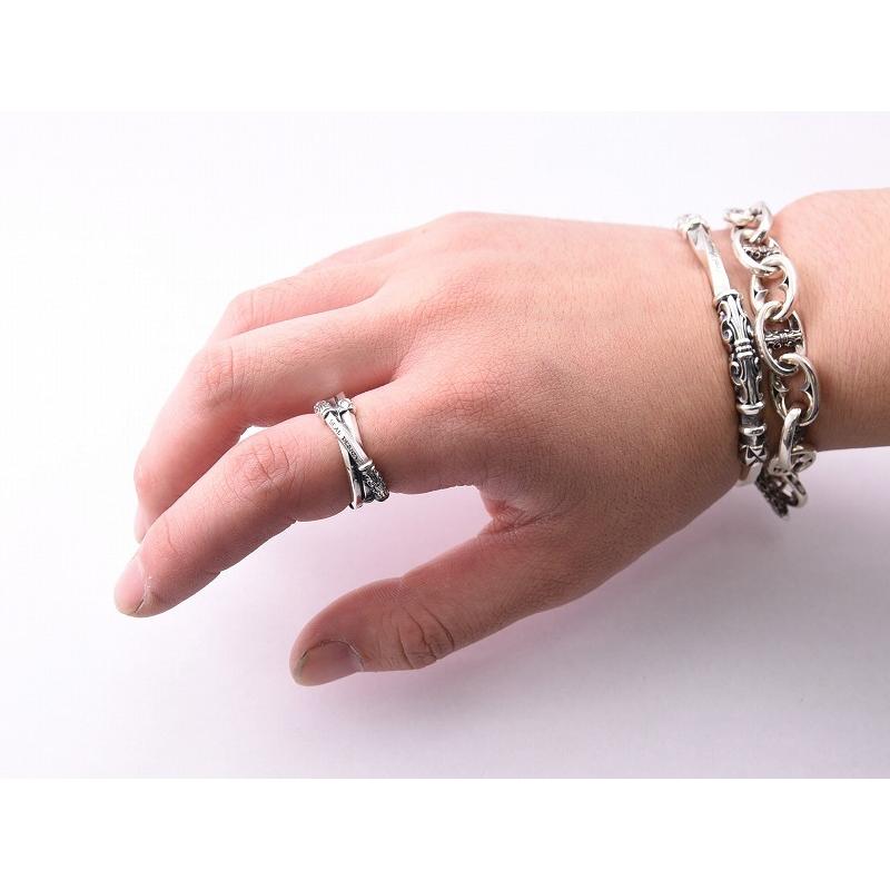 DEAL DESIGN（ディールデザイン） ツイストゲート リング メンズ