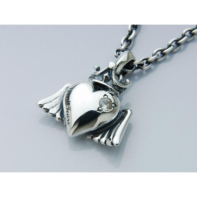 アンティーク ビンテージ ペンダント ハート エンジェル シルバー 925