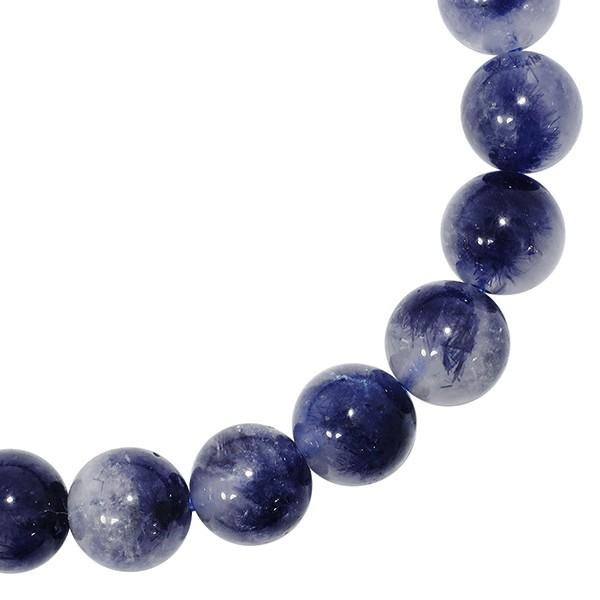 【レインボームーンストーン デュモルチェライト】天然石 ブレスレット レインボームーンストーンブレスレット | Mebian