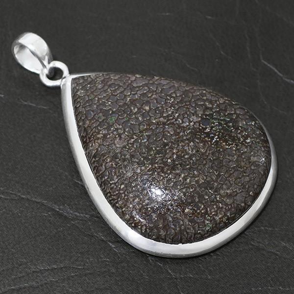 ダイナソーボーンフォッシル（クリーム系）ペンダントトップ