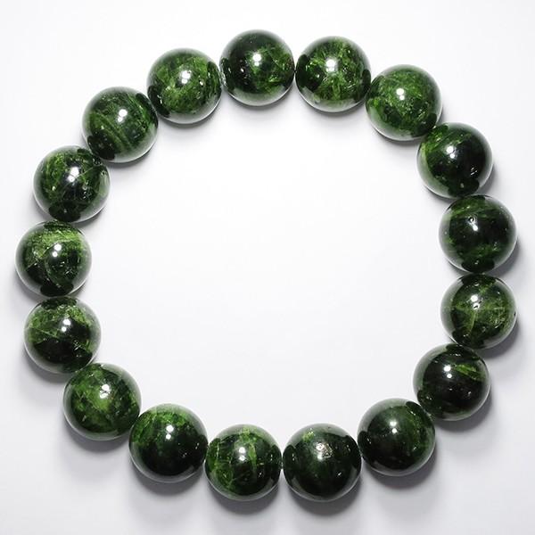クロムダイオプサイト ブレスレット 12mm 18.5cm 天然石 