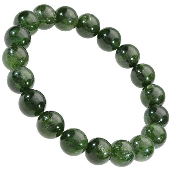 クロムダイオプサイト 4A グレード ロシア産 ブレスレット 10.8mm 19cm