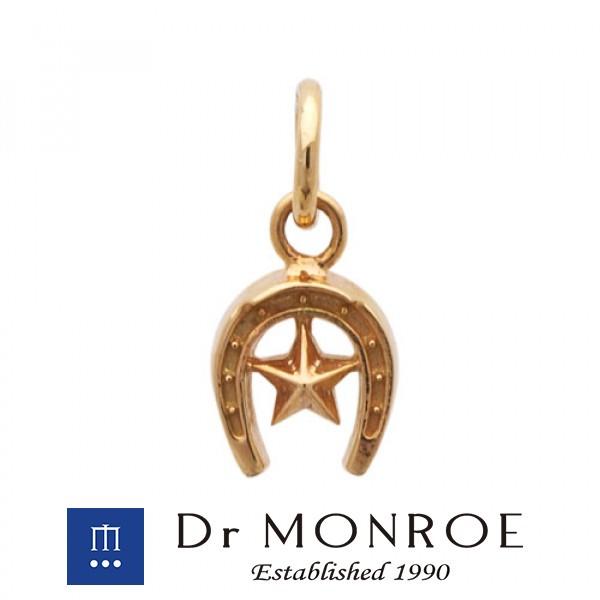 ドクターモンロー チャーム メンズ ブランド ゴールド K10スターホースシューチャーム 馬蹄 ホースシュー Dr MONROE 人気 爆買
