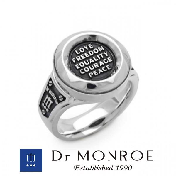 激安通販 ドクターモンロー リング 人気 Monroe Dr 付け替え 交換 リプレイサブルリング シルバー 指輪 ブランド レディース メンズ リング ドクターモンロー メッセージ 英文 英字 英語 ラウンド メンズアクセサリー