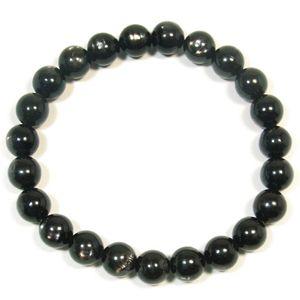 ハイパーシーン ブレスレット エンスタタイト 8mm 17.5cm-18.5cmm -LL