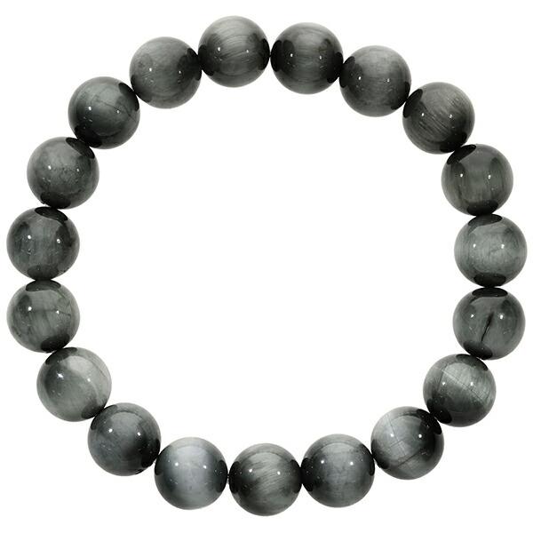 イーグルアイ ブレスレット 10mm 18〜20cm M〜LL サイズ グレー