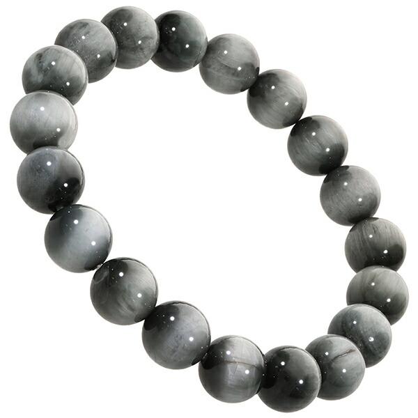 イーグルアイ ブレスレット 10mm 18〜20cm M〜LL サイズ グレー