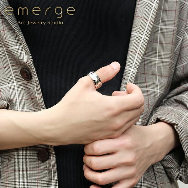 emerge エマージュ EX ラージ ランダムエッジ リング 6〜24号