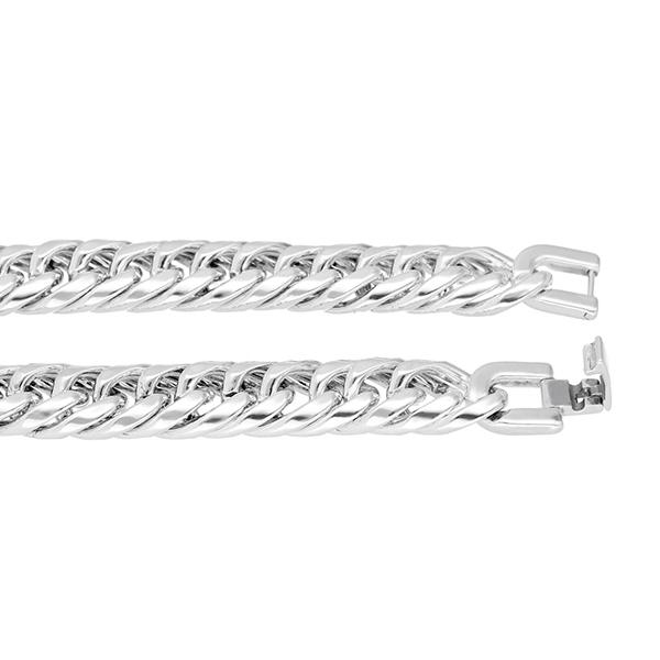 極太シルバー　チェーンブレスレット Amazon | [silver KYASYA] 超重厚 極太ブレスレット 幅34mm