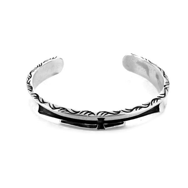 激安価格の 女性 男性 レディース アクセサリー クリスマスプレゼント メンズ シルバーアクセサリー 銀 シルバー925 腕輪 バングル ブレスレット ハード 唐草 アラベスク バングル クロス おしゃれ プレゼント ギフト メンズアクセサリー Essaystreak Com