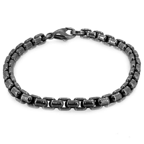 シンプル チェーンブレスレット ハード シック ブレスレット バングル 腕輪 シルバー925 銀 シルバーアクセサリー プレゼント 爆買