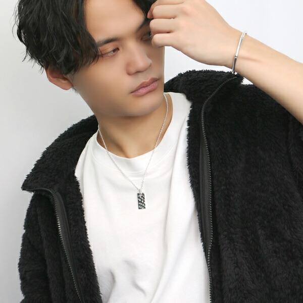 ハワイアンジュエリー 刻印可能 槌目 プレート タグ シルバー