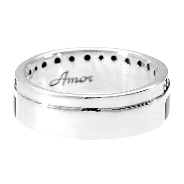 有名人芸能人 オニキス ブラックジルコニア シルバー リング 17号 シルバー925 シンプル きれいめ 上品 平打ち 黒 指輪 指輪 ギフト用メッセージカードの選択 1 Happybirthday 誕生日 Alice Com Ve