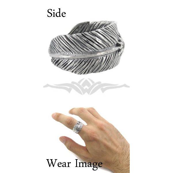 シルバーリング メンズ 羽根 フェザー ジルコニア 17 23号 人気 オシャレ シルバー925 指輪 メンズリング プレゼント Fa R151 新宿銀の蔵 年中無休 一部即日発送 通販 Yahoo ショッピング