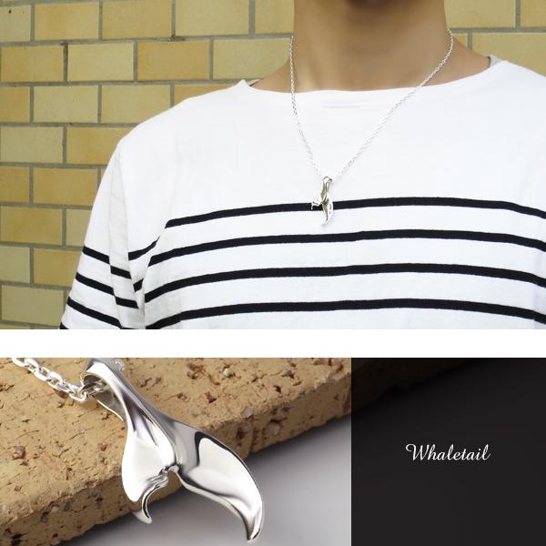 ハワイアンジュエリー ペンダントトップ メンズ シルバー ホエール