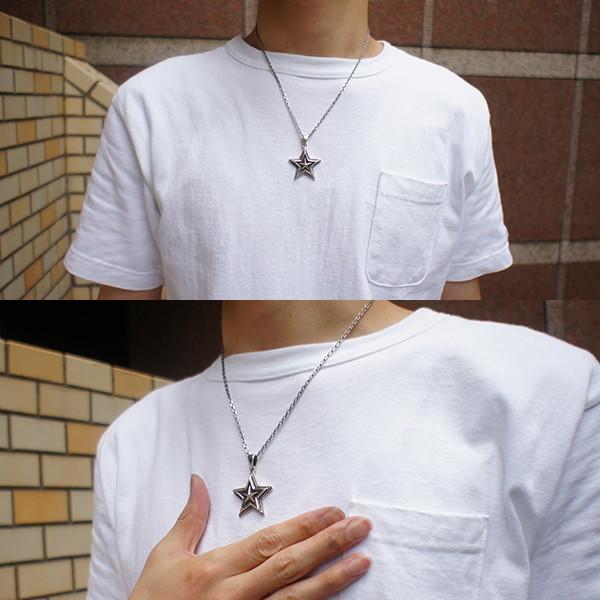 人気no 1 本体 スター ネックレス メンズ シルバー ネイティブ 星 ラージ 人気 シルバー925 スターネックレス メンズ チェーン付 在庫あり 即納 Artech Mi It