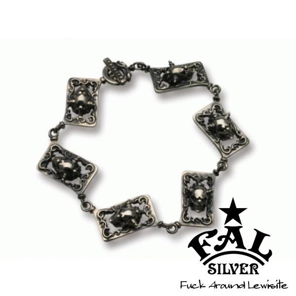 メンズアクセサリー 取寄商品 エフエーエル ブレスレット メンズ ブランド シルバー スモールコンフィデンスカードブレスレットm スカル ピエロ F A L 人気 Mdzoxiz0ds Www Tritop Com Br