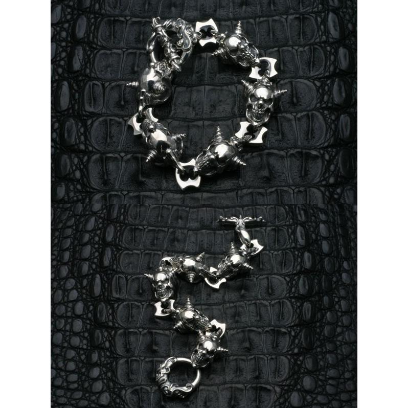 エフエーエル ブレスレット メンズ ブランド シルバー ラージスウィル