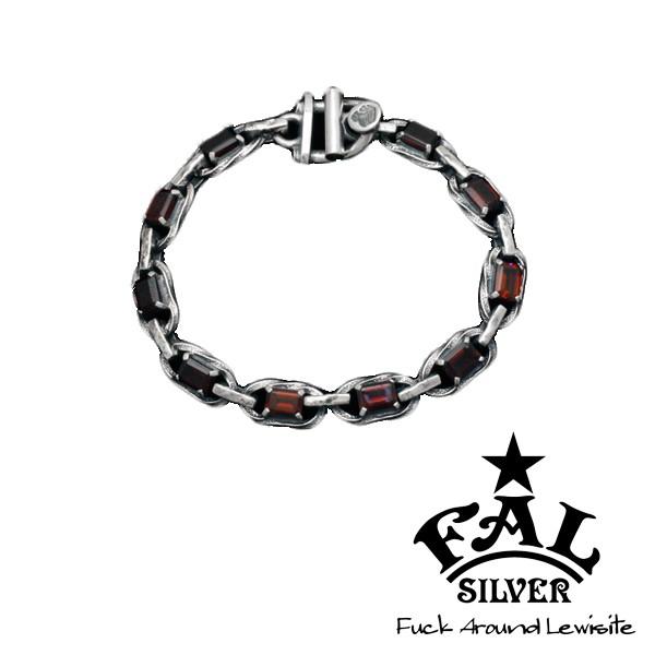 国内最安値 エフエーエル ブレスレット メンズ ブランド シルバー ラスティーアンティークオクタゴンブレスレットガーネットs F A L 人気 新版 Jeannesauve Org