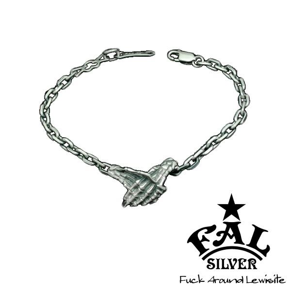 エフエーエル ブレスレット メンズ ブランド シルバー フォーギブネススモールブレスレット スカル 骸骨 F.A.L 人気 爆買