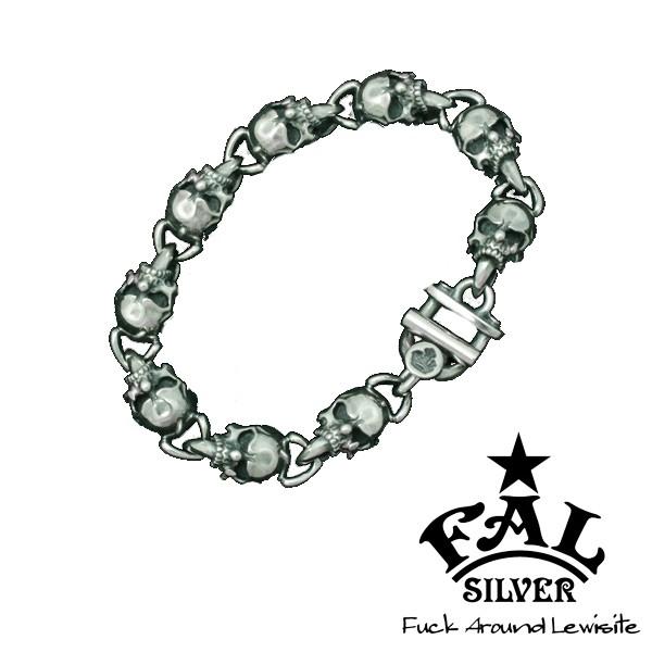 エフエーエル ブレスレット メンズ ブランド シルバー K18メルティングティアドロップ ドロップアウト F.A.L 人気