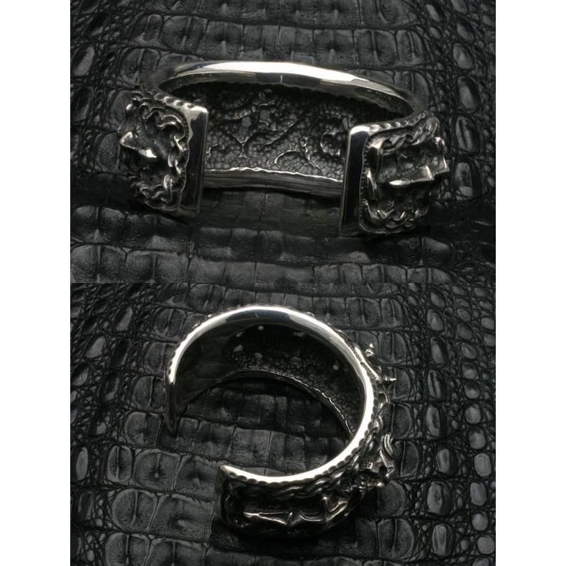 エフエーエル バングル メンズ ブランド シルバー アンデュレーション