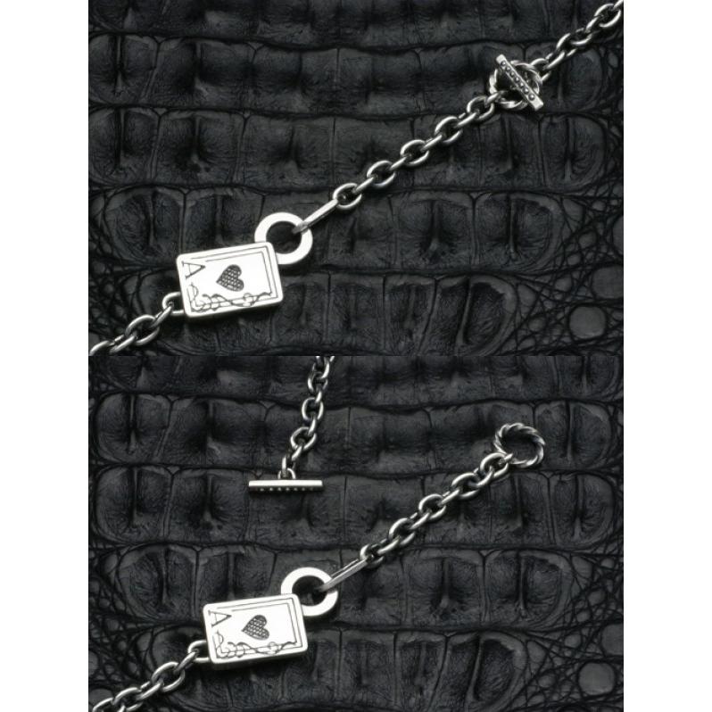 エフエーエル ネックレスチェーン メンズ ブランド シルバー IVCハート