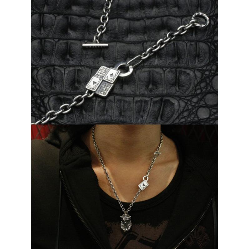 エフエーエル ネックレスチェーン メンズ ブランド シルバー IVCハート