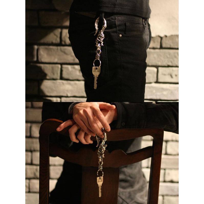 エフエーエル キーチェーン メンズ ブランド シルバー スパンキラー