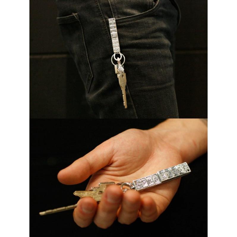 エフエーエル キーチェーン メンズ ブランド シルバー