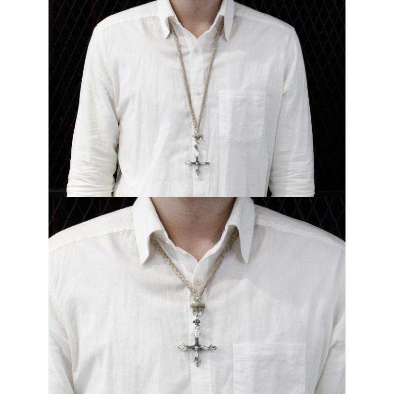 エフエーエル チョーカー メンズ ブランド シルバー ラウンドパーツ 蕾 ディアレザーチョーカー ナチュラル F A L 人気 Fal Fa Lc 0035 新宿銀の蔵 年中無休 一部即日発送 通販 Yahoo ショッピング