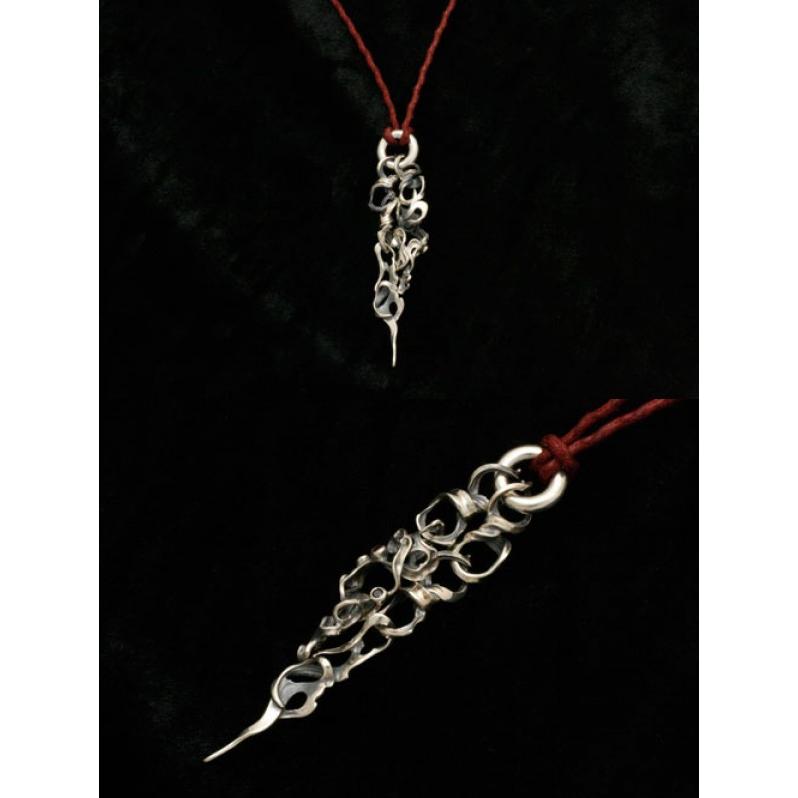 エフエーエル チョーカー メンズ ブランド シルバー サタニック