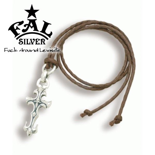 エフエーエル チョーカー メンズ ブランド シルバー ミディアムブラッドレスクロス デッドバインチョーカー F.A.L 人気