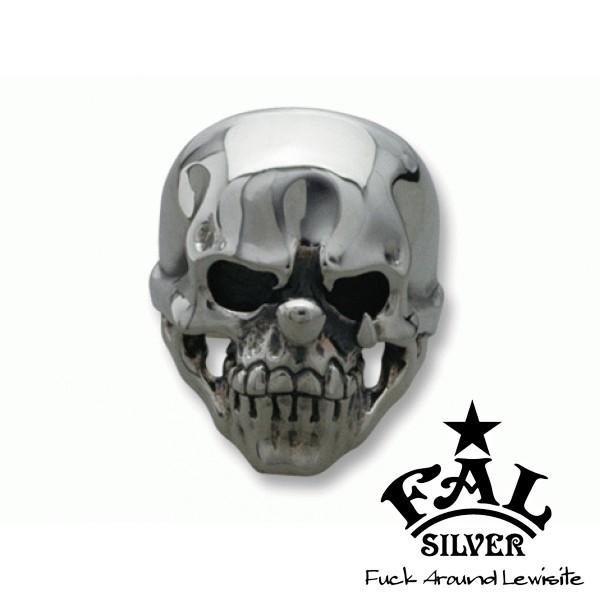 公式店舗 エフエーエル リング メンズ ブランド 指輪 シルバー ドロップアウトリング スカル シルバー925 銀 F A L 人気 完売 5starbazar Com