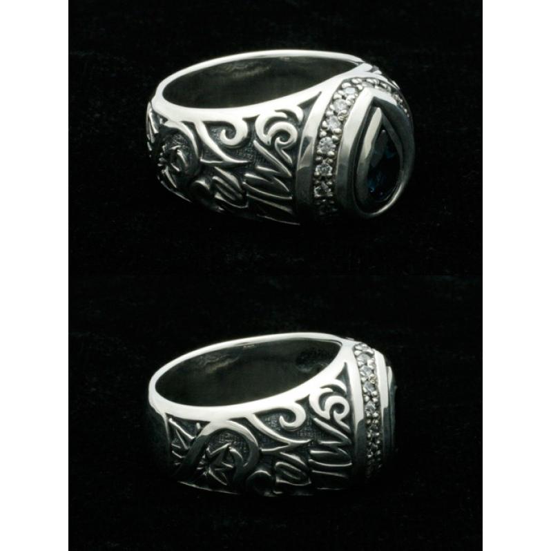 エフエーエル リング メンズ ブランド 指輪 シルバー コンクエスト”PS”リング カレッジリング クラブリング F.A.L 人気 爆買の画像