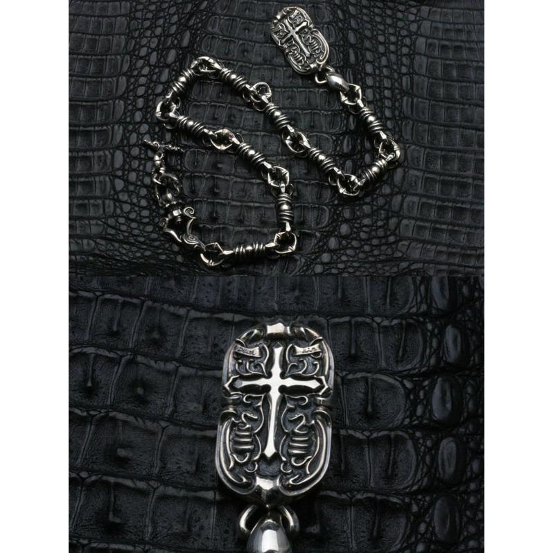 エフエーエル ウォレットチェーン メンズ ブランド シルバー イン  