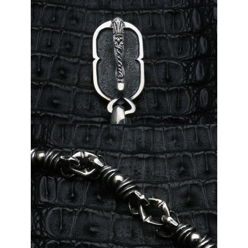 エフエーエル ウォレットチェーン メンズ ブランド シルバー イン  