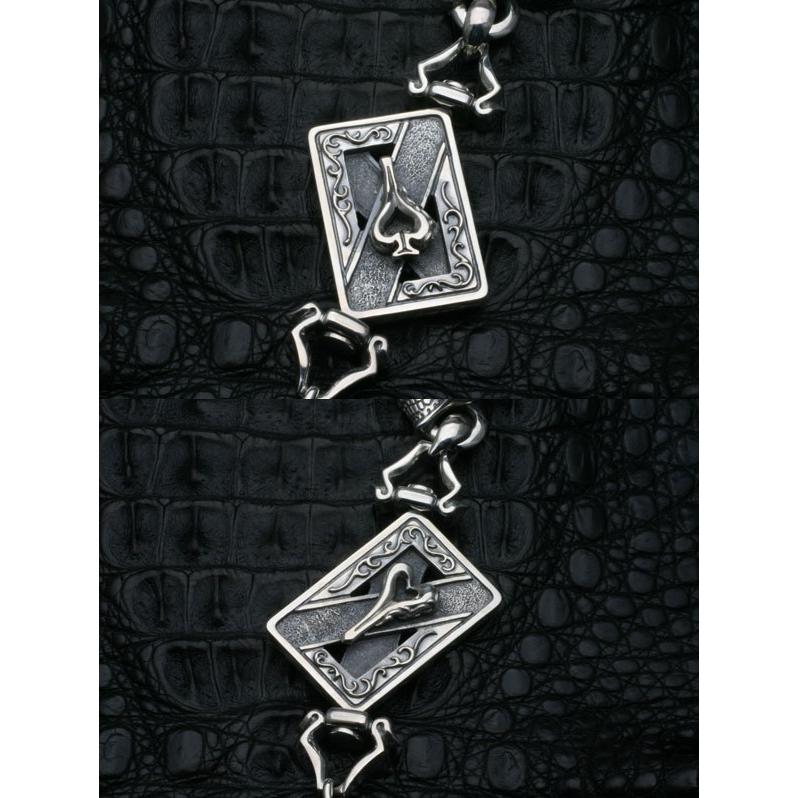 エフエーエル ウォレットチェーン メンズ ブランド シルバー インディ