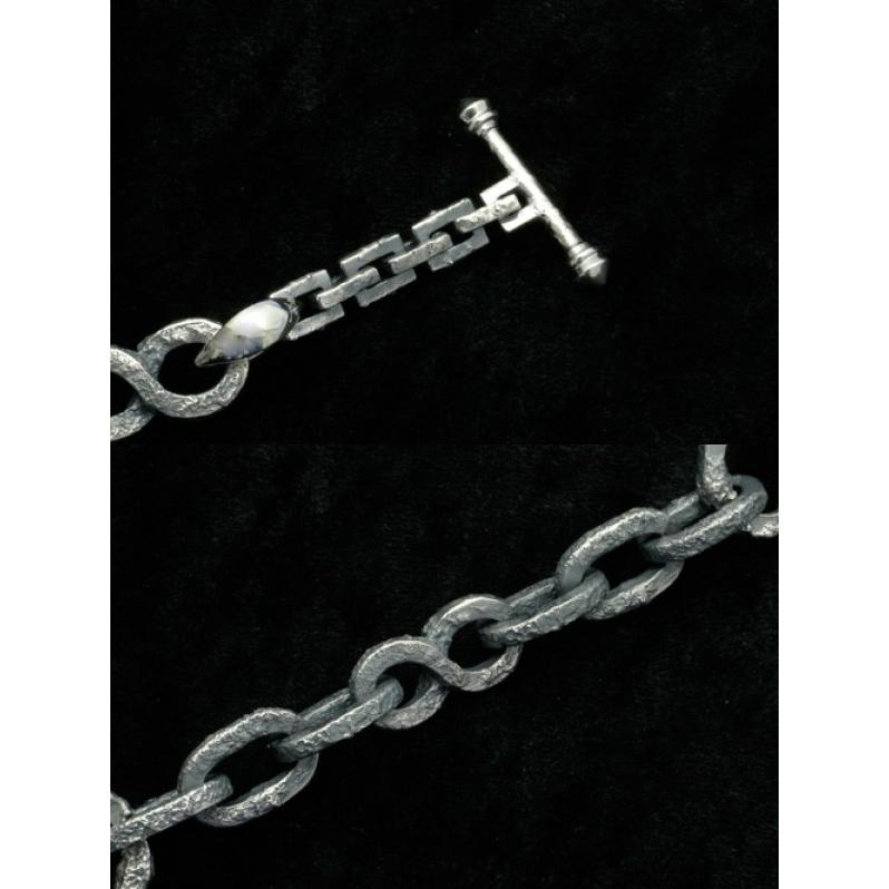 エフエーエル ウォレットチェーン メンズ ブランド シルバー デスパレートウォレットチェーン S スカル ハンド 手 錆 F.A.L 人気 |  | 03