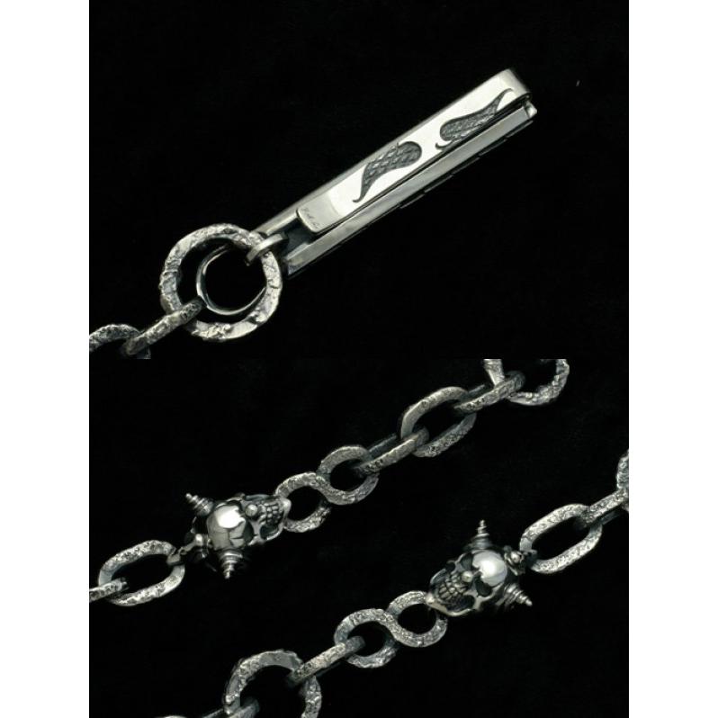 エフエーエル ウォレットチェーン メンズ ブランド シルバー