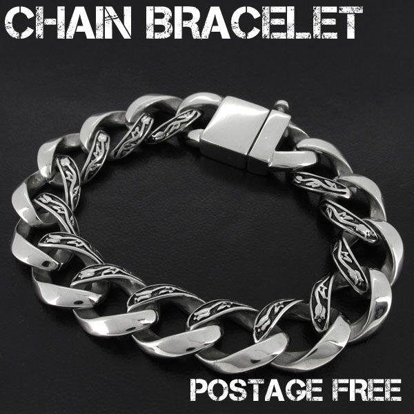 ブレスレット メンズ サージカルステンレス トライバル 喜平 21cm 人気 ステンレス メンズブレスレット プレゼント 堅実な究極の