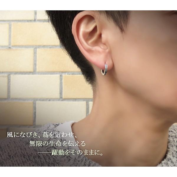 フープピアス メンズ ブランド シルバー 唐草 アラベスク 和柄 1p 片耳 おしゃれ シルバー925 リング 男性 中折れ式 Fg P157 新宿銀の蔵 年中無休 一部即日発送 通販 Yahoo ショッピング