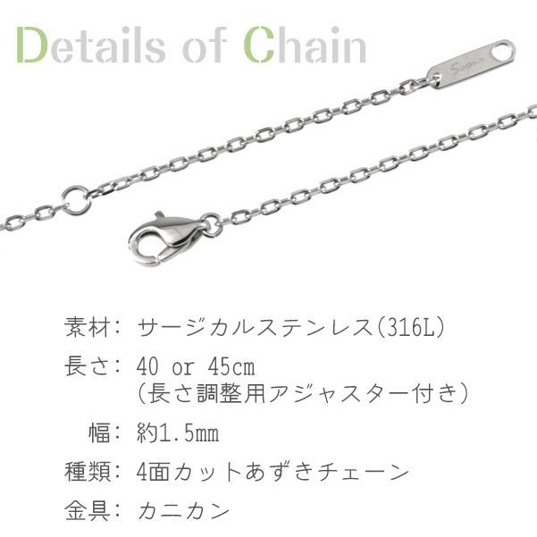 サージカルステンレス ネックレス レディース 天然ダイヤモンド 2連リング ピンク ブランド サージカルステンレスネックレス プレゼント 爆買_3