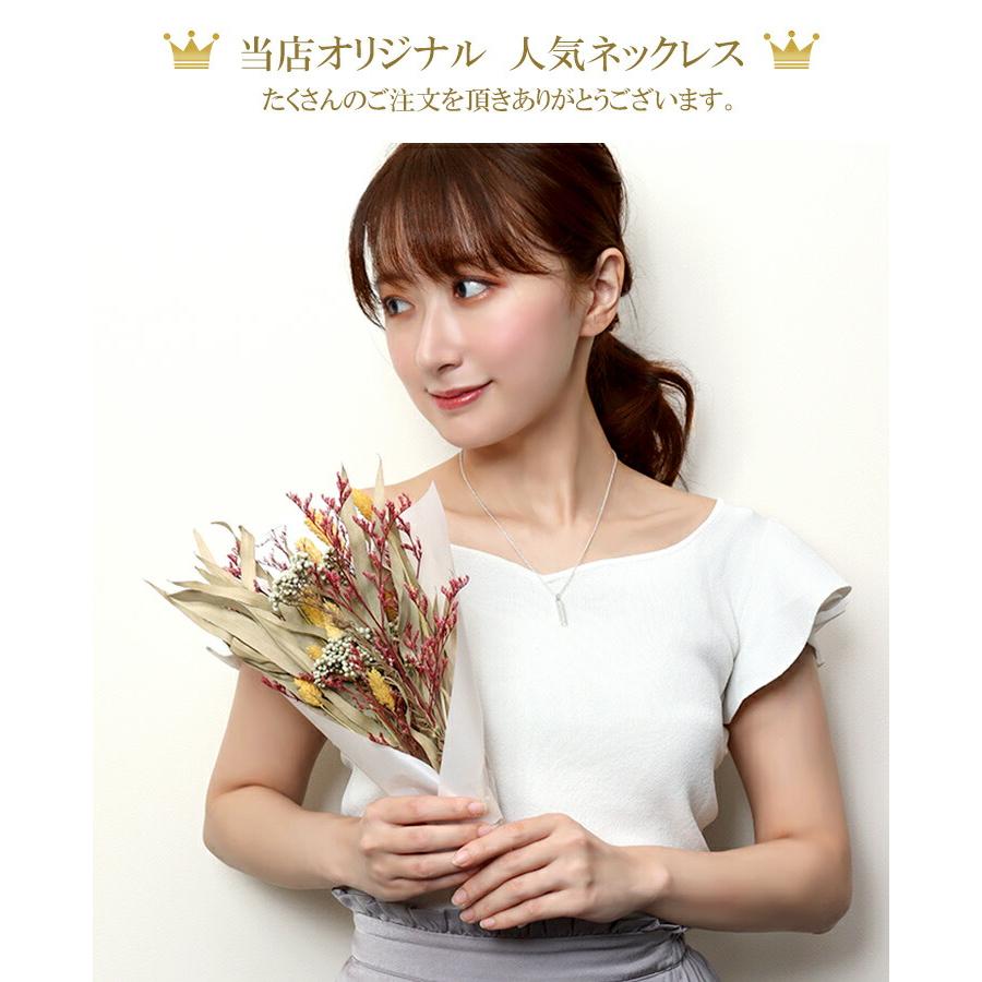 ネックレス レディース ブランド シンプル ライン スティック