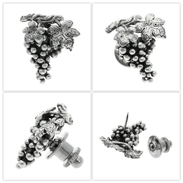   925シルバー ブドウブローチ メキシコ製 シルバー925 ぶどうモチーフ ブローチ／ペンダント