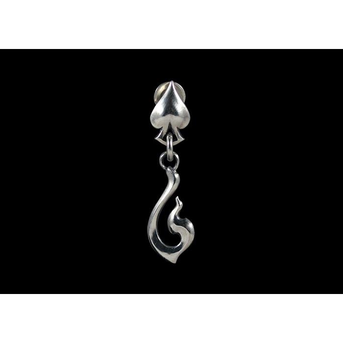 RATS シルバー フック型ピアス 片耳用