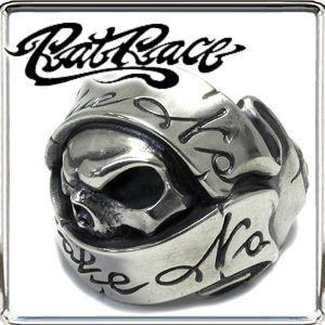 ラットレース リング メンズ ブランド 指輪 シルバー ギブノーテイクノー スカル2 7-30号 シルバー925 RAT RACE 人気