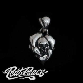Rat Race（ラットレース） r.l.d スカルインハートトップ シルバー