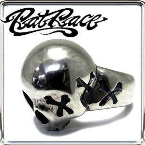 ラットレース リング メンズ ブランド 指輪 シルバー L.K.C スカル 4-30号 r.l.d シルバー925 メンズリング RAT RACE 人気 爆買